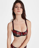Soutien-gorge corbeille armatures À Fleur de Toi rouge prodigieux Aubade IBF14-RPRO