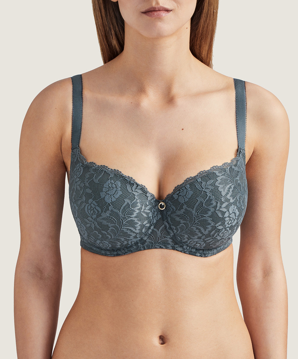 Soutien-gorge corbeille coque Rosessence ardoise Aubade HK04-6-ARDO