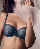 Soutien-gorge corbeille coque Rosessence ardoise Aubade HK04-6-ARDO