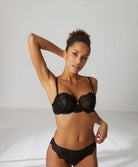 Soutien-gorge corbeille en dentelle Simone Pérèle Karma noir 12V330-015