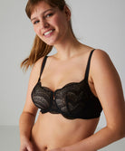 Soutien-gorge corbeille en dentelle Simone Pérèle Karma noir 12V330-015