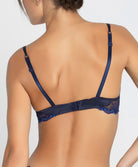 Soutien-gorge corbeille en soie Lise Charmel Splendeur Soie bermudes bleu ACC3080-BS