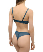 Soutien-gorge corbeille en soie Lise Charmel Splendeur Soie cyan ACC3080-SC