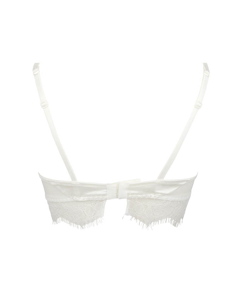 Soutien-gorge corbeille en soie Lise Charmel Emotion beauté Ecru nacre ACS3062-EN