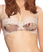 Soutien-gorge corbeille en soie Lise Charmel Séduction cavalière Ambre ACH3009-AC