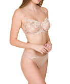 Soutien-gorge corbeille fitting Lise Charmel Dressing Floral ambre nacre BCC2888-AN