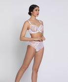 Soutien-gorge corbeille grand taille Lise Charmel Sublime en Dentelle blanc ACH2813-BL