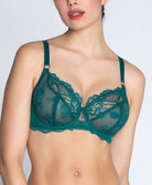 Soutien-gorge corbeille grand taille Lise Charmel Sublime en Dentelle vert princesse ACH2813-VP