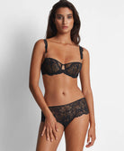Soutien-gorge corbeille Flowermania Noir Aubade LAF14-NOIR