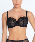 Soutien-gorge corbeille grande taille Lise Charmel Féérie Couture noir BCH2874-NO