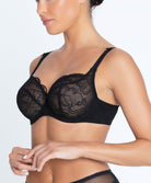 Soutien-gorge corbeille grande taille Lise Charmel Féérie Couture noir BCH2874-NO