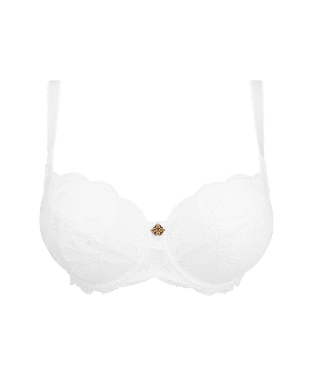 Soutien-gorge corbeille bonnets profonds Antigel de Lise Charmel Stricto Sensuelle blanc FCH2817-BL