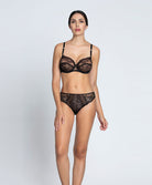 Soutien-gorge corbeille grande taille Charme Secret noir Lise Charmel BCJ3033-CN 7