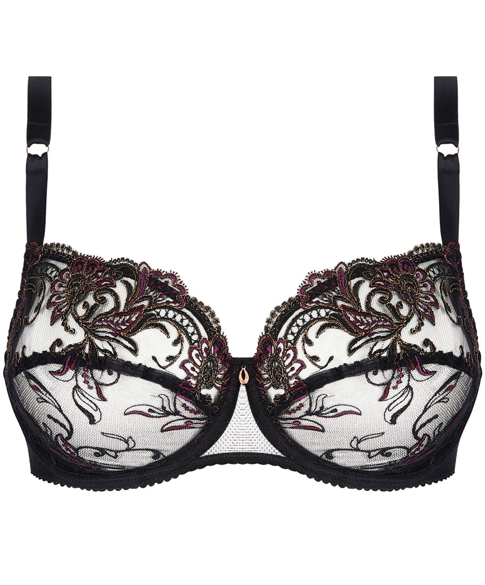 Soutien-gorge corbeille grande taille Charme Secret noir Lise Charmel BCJ3033-CN 10