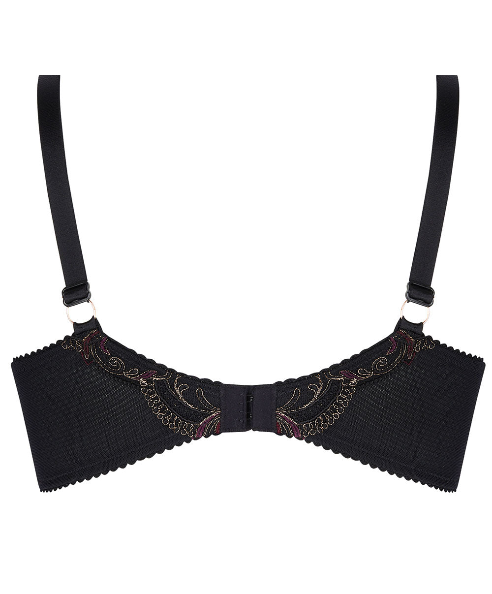 Soutien-gorge corbeille grande taille Charme Secret noir Lise Charmel BCJ3033-CN 11
