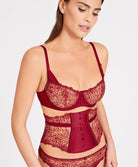 Soutien-gorge corbeille armatures Miss Karl Rubis Aubade UCF14-RBIS