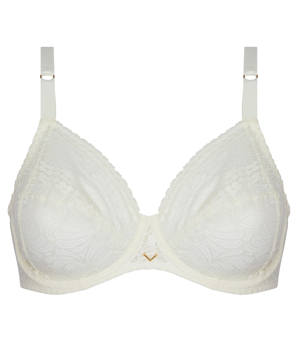 Soutien-gorge couvrant grande taille armature "Bien-être" Antigel de Lise Charmel Atelier Séduction écru nacre FCH6157-EN 100