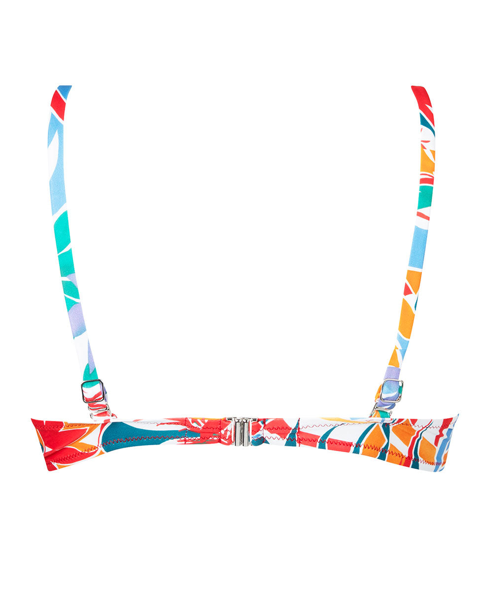 Soutien-gorge de bain coque La Flaneuse papiers découpés multicolore Antigel Bain EBB4367-PD 100