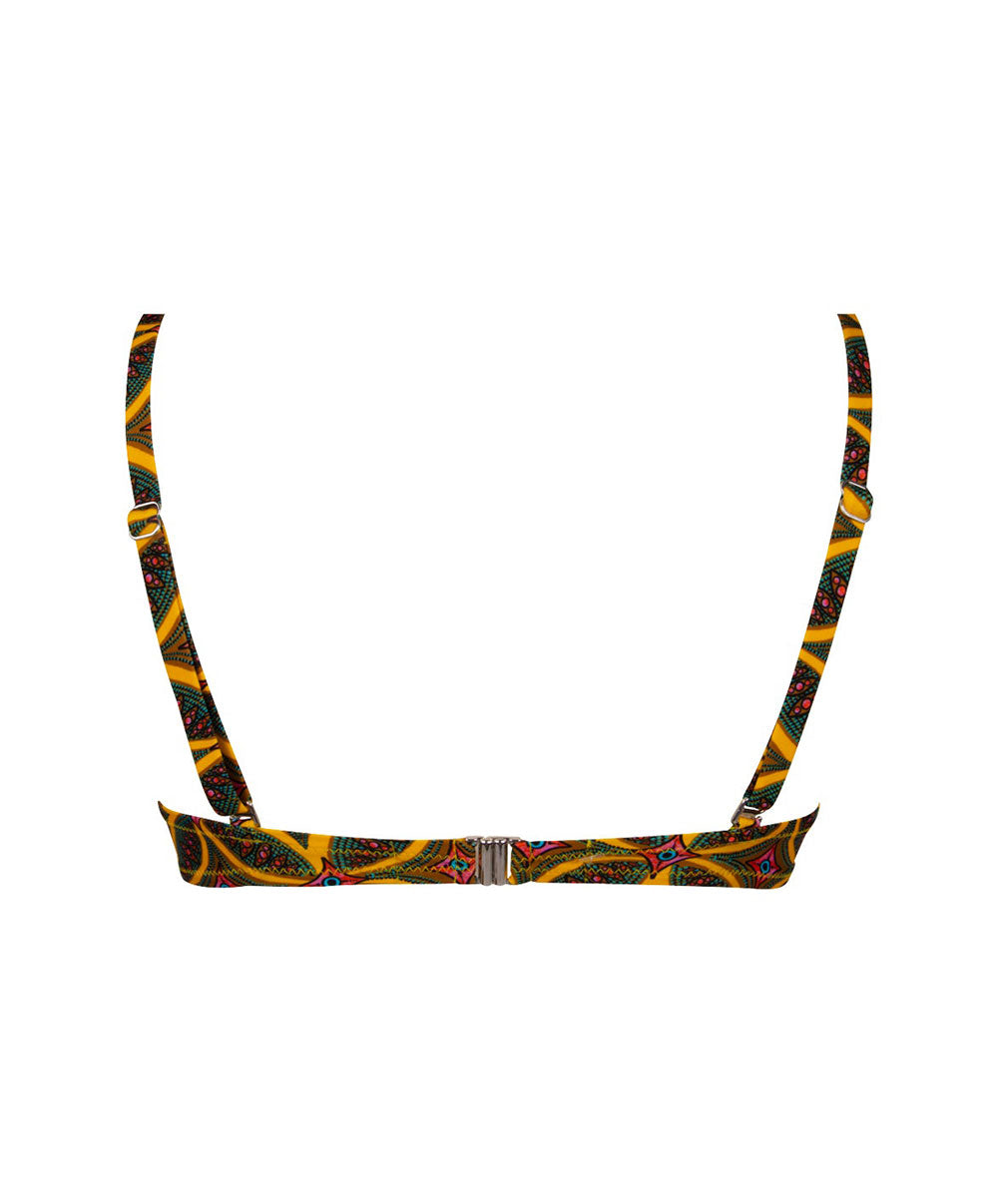 Soutien-gorge de bain coque La Muse Africa jaune Antigel Bain EBB4356-JA