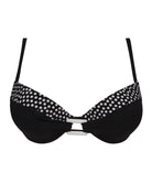 Soutien-gorge de bain coque La Muse Dolce Vita pois noir Antigel Bain EBB4386-PN
