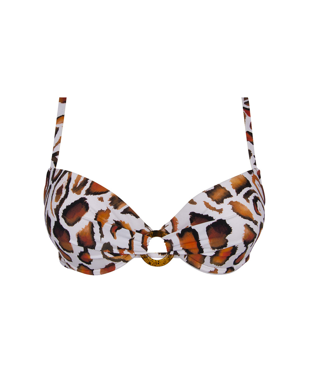 Soutien-gorge Coque ANTIGEL Neuf Avec étiquettes - Taille 90D / 95C - Tartan Gris