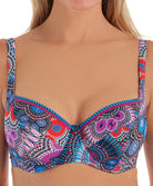 Soutien-gorge de bain corbeille grande taille L'Avatar Antigel bleu Antigel de Lise Charmel FBA3532-BA face