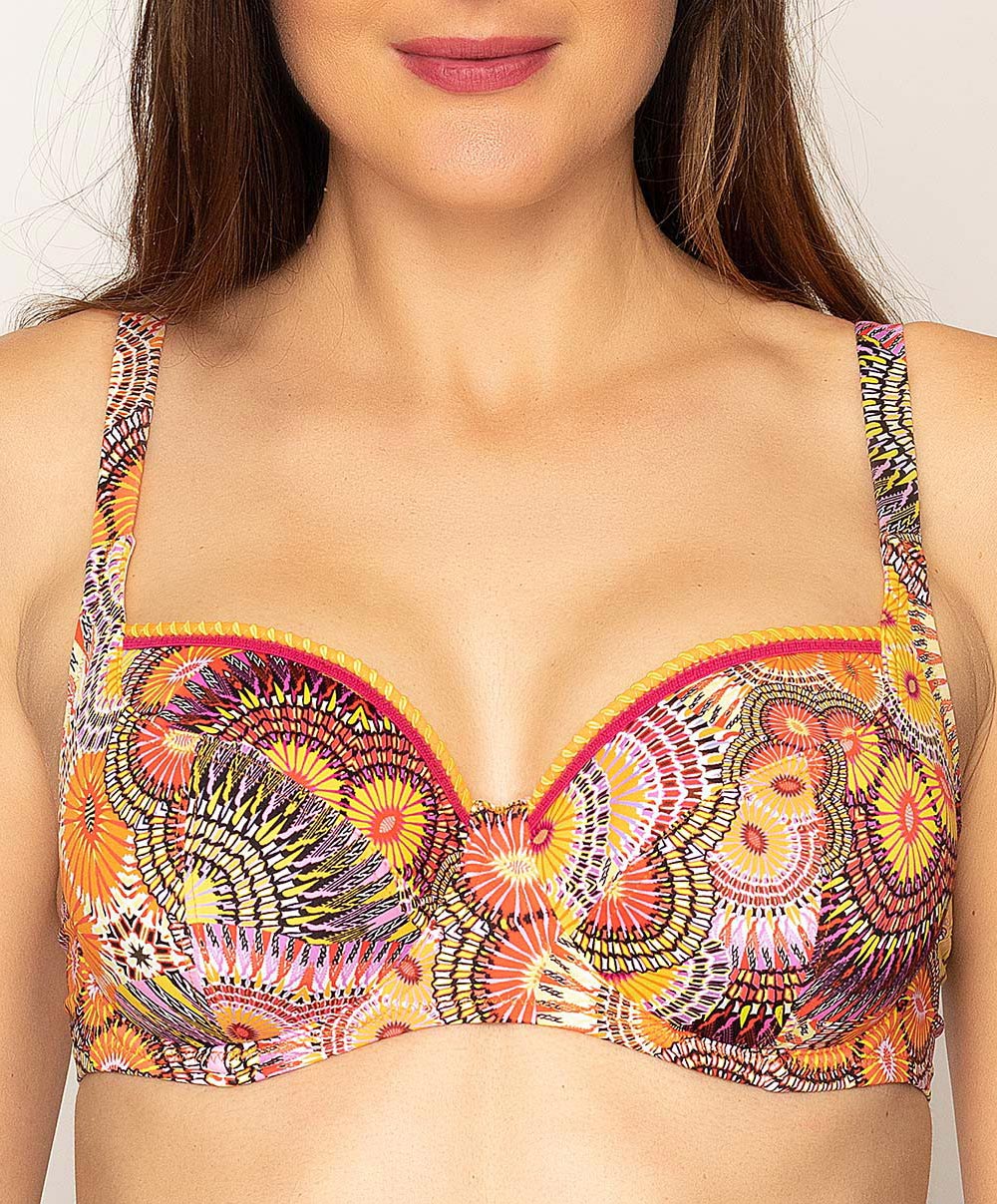 Soutien-gorge de bain corbeille grande taille L'Avatar Antigel orange Antigel de Lise Charmel FBA3532-OA