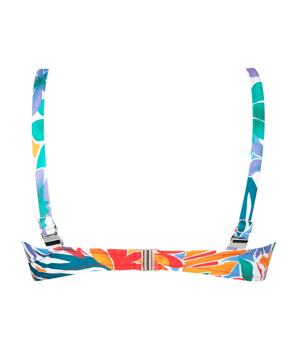 Soutien-gorge de bain corbeille grande taille La Flaneuse papiers découpés multicolore Antigel Bain FBB3567-PD