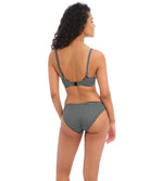 Soutien-gorge de bain moulé à armatures décolleté plongeant Check In monochrome Freya swim AS201908-MOM