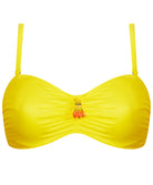 Soutien-gorge de bain souple bandeau La Muse des Vagues jaune Antigel Bain FBB7426-JA 100