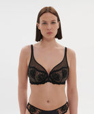 Soutien-gorge décolleté plongeant à armatures Simone Pérèle Intrigue noir 1E2319-015