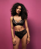 Soutien-gorge décolleté plongeant armature apex haute Freya Freya Fatale noir AA401422-NOR