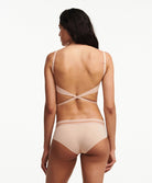Soutien-gorge coques dos nu multipositions Chantelle Open Back beige doré C912N9-01N