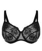 Soutien-gorge emboitant armatures bonnets profonds Simone Pérèle Intrigue noir 1E2320-015