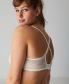 Soutien-gorge emboitant en dentelle pour poitrine généreuse Simone Pérèle Karma naturel 12V320-030