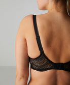 Soutien-gorge emboitant en dentelle avec armatures Simone Pérèle Karma noir 12V310-015