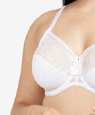 Soutien-gorge à armatures couvrant grande taille Chantelle Day to Night blanc C15F10-010