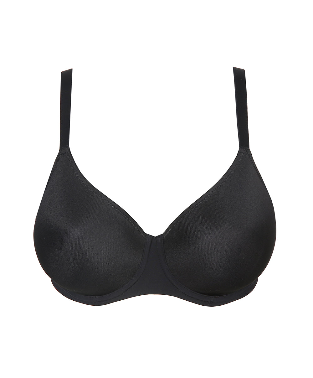 Soutien-gorge grande taille couvrant rembourré lisse forme coeur invisible à armatures PrimaDonna Figuras charbon 0263250-CHB