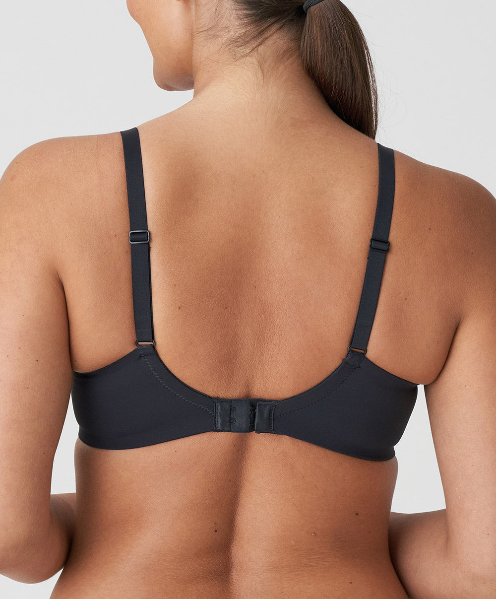 Soutien-gorge grande taille couvrant rembourré lisse forme coeur invisible à armatures PrimaDonna Figuras charbon 0263250-CHB
