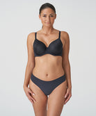 Soutien-gorge grande taille couvrant rembourré lisse forme coeur invisible à armatures PrimaDonna Figuras charbon 0263250-CHB