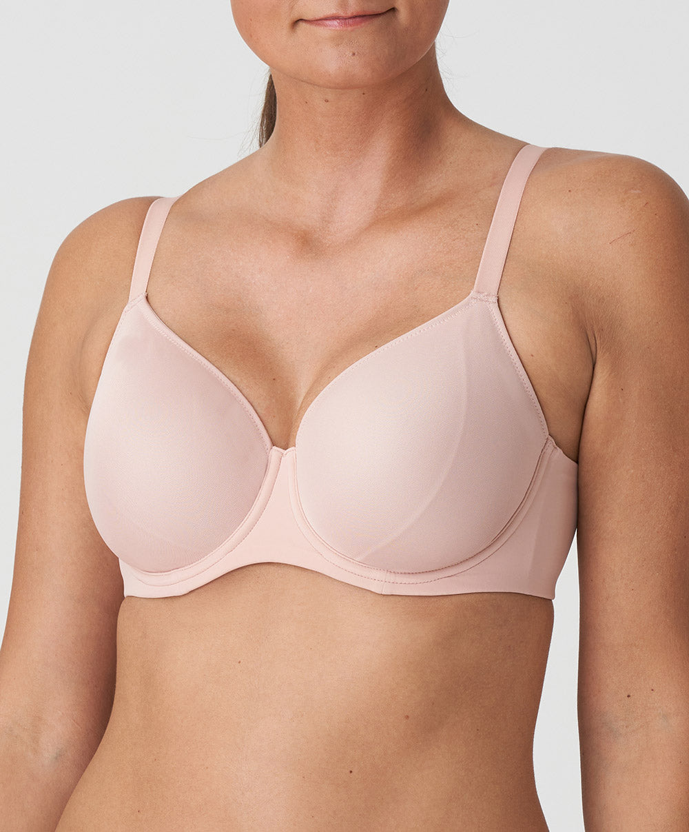 Soutien-gorge emboitant moulé lisse invisible à armatures PrimaDonna Figuras rose poudré 0163250-PWD