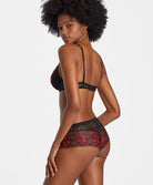 Soutien-gorge foulard push-up Mélodie d'été black cherry Aubade ICN81-BCHE