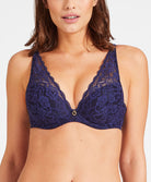 Soutien-gorge foulard triangle plunge effet push Rosessence nocturne Aubade HK81-6-NOTU
