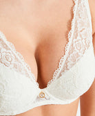Soutien-gorge foulard triangle plunge effet push Rosessence opale Aubade HK81-OPAL