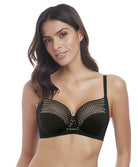 Soutien-gorge grand maintien Wacoal Respect noir champagne