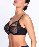 Soutien-gorge grande taille armature couvrant Lise Charmel Adorable en Sexy noir BCH6185-NO