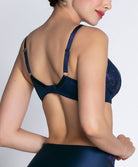 Soutien-gorge grande taille armature couvrant Lise Charmel Déesse Désirs mauve BCH6177-MD
