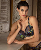 Soutien-gorge grande taille armature couvrant Lise Charmel Dentelle Cashmer emaux cashmer (=prune) BCH6151-EC