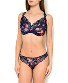 Soutien-gorge grande taille armature Lise Charmel Fête de Venise Bleu Pérou 