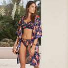 Soutien-gorge grande taille armature Lise Charmel Fête de Venise Bleu Pérou 